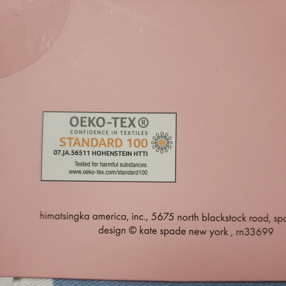 NWT Kate Spade Shower Curtain Forest Floral (72" x 72") 60% Cotton 40% Polyester - Picture 6 of 6